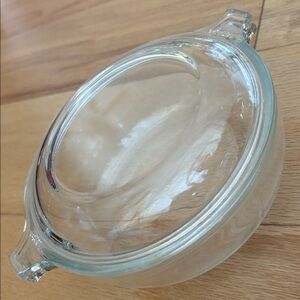 Pyrex | Mini Casserole Dish with Lid vintage clear glass retro